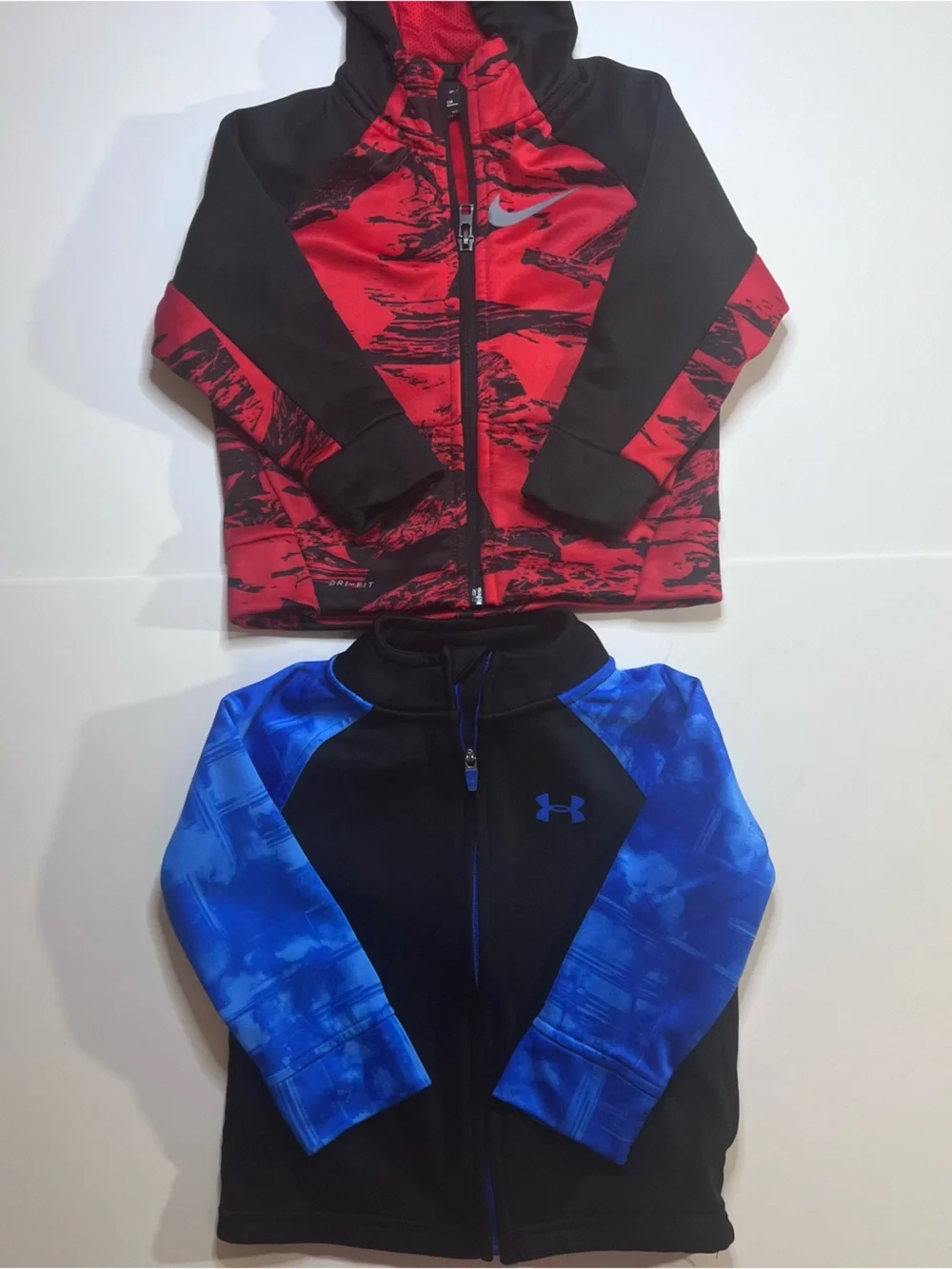 Nike & Under Armour Bundle Kids' Zip Hoodie -Active